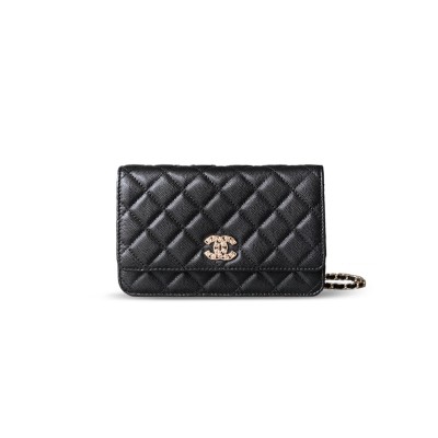 CHANEL LOVE DIAMOND WALLET ON CHAIN 396451 (20*12.3*3.5cm)